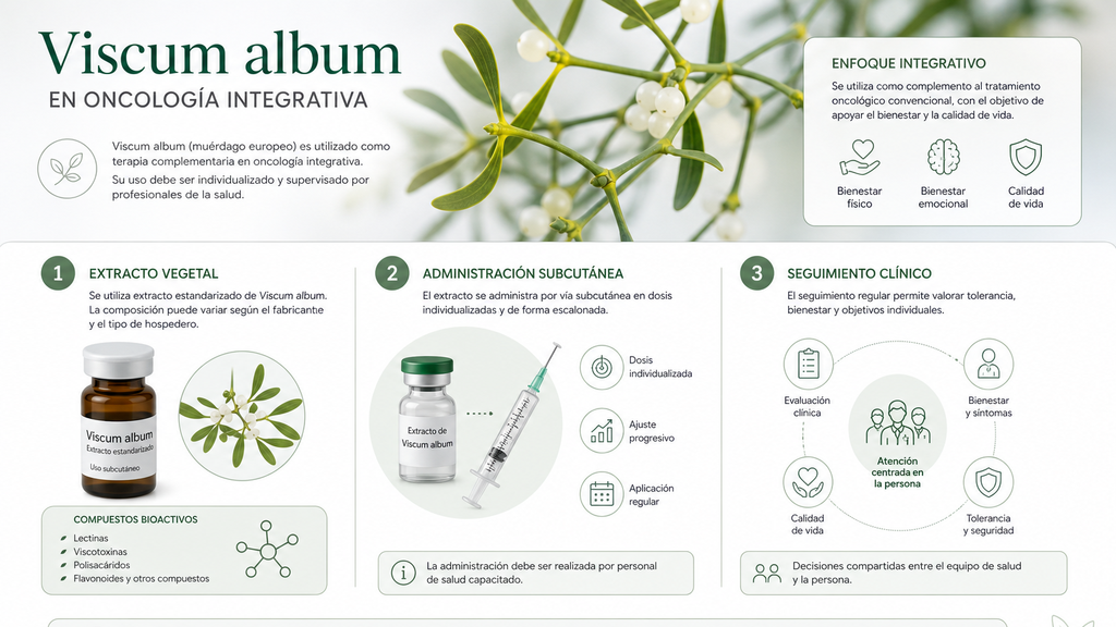 Viscum album como intervención complementaria en oncología